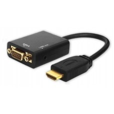 ADAPTADOR HDMI (M) A VGA (H) CON AUDIO SAVIO CL-23